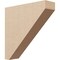 Ekena Millwork 4"W x 16"D x 16"H Thin Concord Rough Cedar Woodgrain TimberThane Corbel, Primed Tan CORUR04X16X16CONRCPR - alternate 1